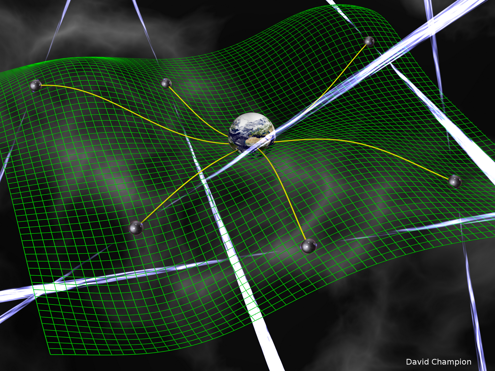 Resultado de imagen de Ondas gravitacionales, distorsión del Espacio
