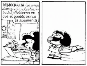 Mafalda y la democracia