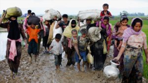 Limpieza étnica de los rohingyas birmanos
